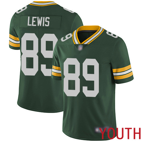 Green Bay Packers Limited Green Youth #89 Lewis Marcedes Home Jersey Nike NFL Vapor Untouchable->green bay packers->NFL Jersey